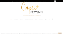 Desktop Screenshot of caprimoments.com