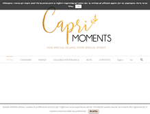 Tablet Screenshot of caprimoments.com